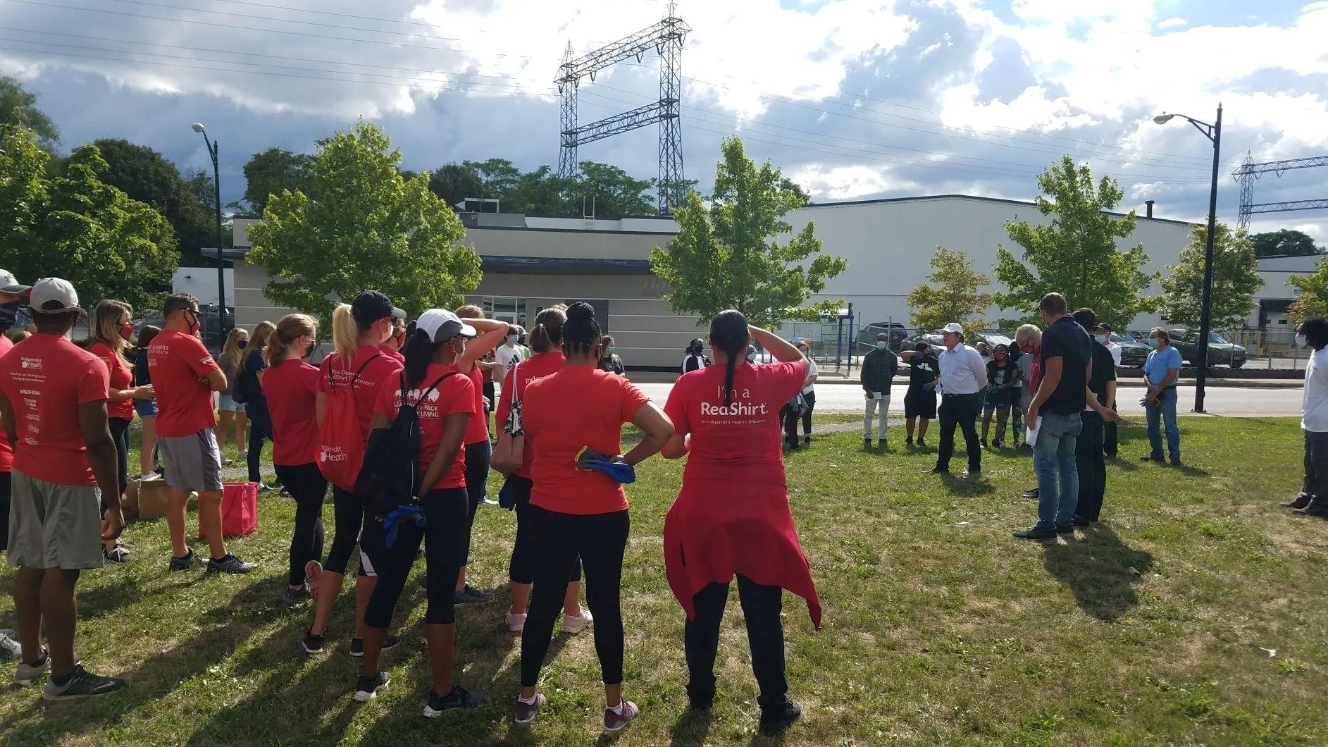 clean up day held in bailey green by harmac team