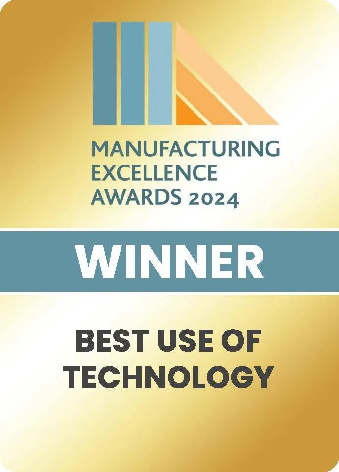 winner best use of technology graphic for manufacturing excellence awards 2024