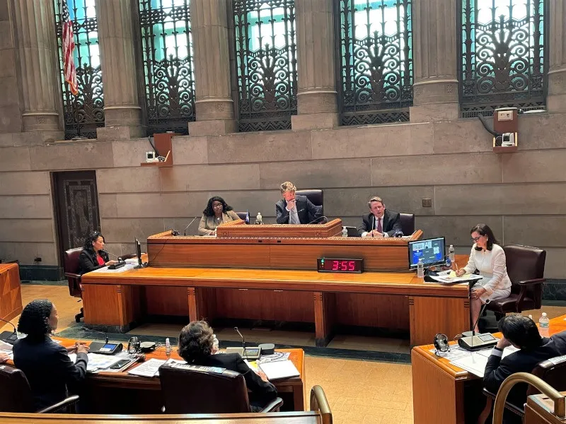 CEO john somers speaking to the US equal employment opportunity commission