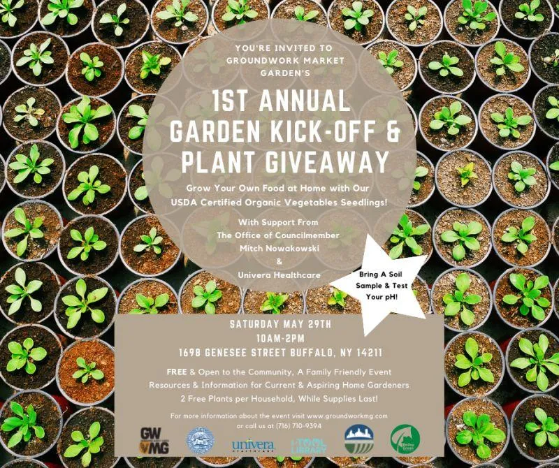 flyer for garden kick-off