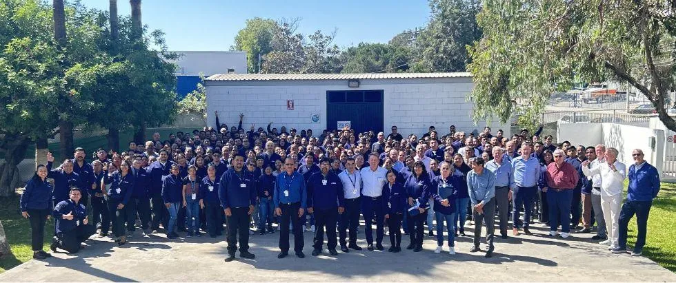 group shot of harmac mexico team