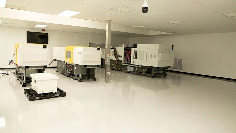 new spacious cleanroom facilities